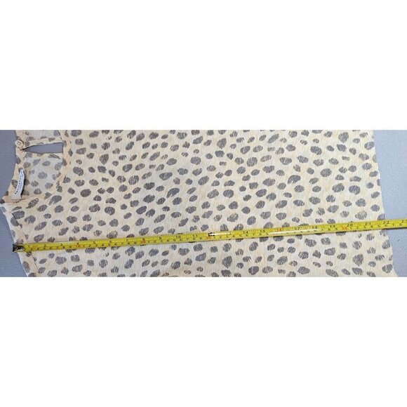 Equipment Womens XS Animal Print Silk Short‎ Sleeve Blouse - Picture 8 of 9